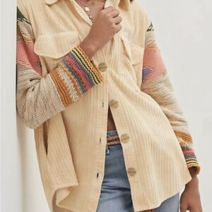 Anthropologie Pilcro Shirt jacket L
